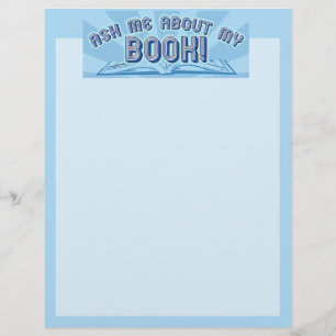 Vraag me over mijn boek. flyer