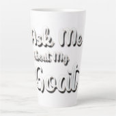 VRAAG ME OVER MIJN GOAT LATTE MOK (Voorkant)