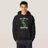 Vraag Me Over Mijn Groene Boom Python Slang Hoodie (Voorkant volledig)