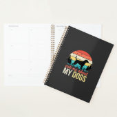 Vraag me over mijn honden Retro Sunset_1 Planner (Display)