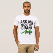 VRAAG ME OVER MIJN IGUANA T-shirts (Voorkant volledig)