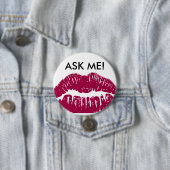 VRAAG ME OVER MIJN LIPSTICK BUTTON (In situ)