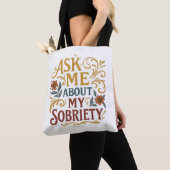Vraag me over mijn nuchterheid - tote bag (Dichtbij)