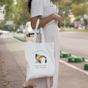 Vraag me over mijn podcast Monogram Podcaster Tote Bag