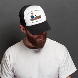 Vraag me over mijn podcast | Monogram Podcaster Trucker Pet