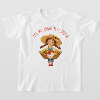 Vraag me over mijn tuin t-shirt