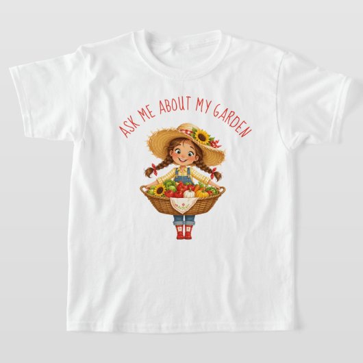 Vraag me over mijn tuin t-shirt (Laagn)