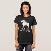 Vraag me over NFTs Non Fungable Token Crypto NFT T-shirt (Voorkant volledig)
