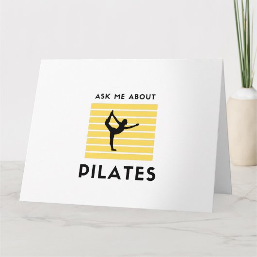 Vraag me over pilates kaart (Voorkant)