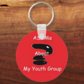 Vraag me Sleutelhanger (Voorkant)