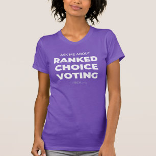 'Vraag me' T-Shirt - Slim voor vrouwen