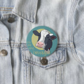 Vraag me waarom ik Vegan ben Ronde Button 7,6 Cm (In situ)