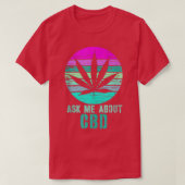 Vraag me wat Cbd Cannabidiol 302 T-shirt (Design voorkant)
