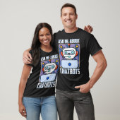 Vraag me wat er mis is met Chatbots Messenger Mark T-shirt (Unisex)