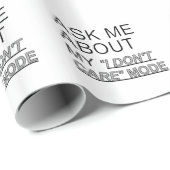 Vraag me wat ik niet kan schelen cadeaupapier (Rol Hoek)