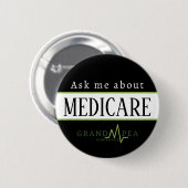 Vraag me wat Medicare III Button is (Voorkant /achterkant)