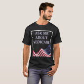 Vraag me wat medicijnen zijn t-shirt (Voorkant volledig)