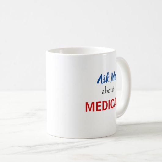 Vraag me wat Mok van geneesmiddelen is (Voorkant rechts)