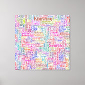 Vraag Meer weten over Nuage MotorsTekst voor comme Canvas Afdruk (Voorkant)