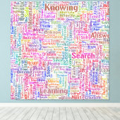 Vraag Meer weten over Nuage MotorsTekst voor comme Canvas Afdruk (Insitu (Houten vloer))