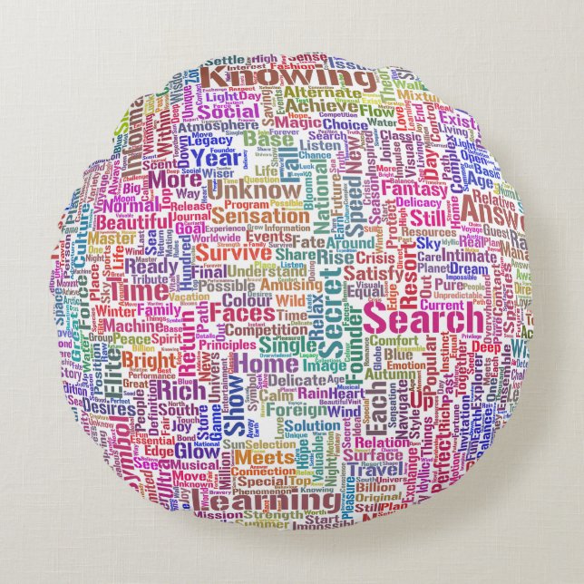 Vraag Meer weten over Nuage MotorsTekst voor comme Rond Kussen (Voorkant)