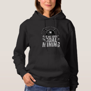 Vraag mij over steenkoolmijnbouw Pickaxe Miner Hoodie