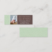 VRAAG MIJN MENSEN | MOMMY CALLCARD CONTACTKAARTJE (Voorkant / Achterkant)