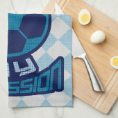 Vraag mijn Voetbal-obsessie niet in twijfel Theedoek (Quarter Fold)