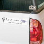 Vraag naar Downsyndroom bumpersticker (Op Truck)