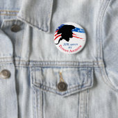 Vraag naar mijn patriot Ancestor Ronde Button 5,7 Cm (In situ)