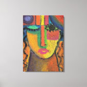 Vraag niet naar Abstract acrylverf op OSB Canvas Afdruk (Voorkant)