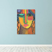 Vraag niet naar Abstract acrylverf op OSB Canvas Afdruk (Insitu (Houten vloer))