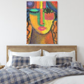 Vraag niet naar Abstract acrylverf op OSB Canvas Afdruk (Insitu (Slaapkamer))