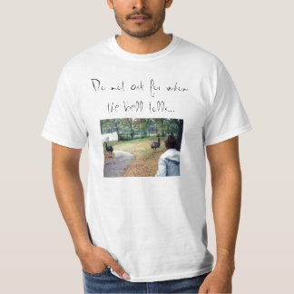 Vraag niet naar wie de bel luidt t-shirt