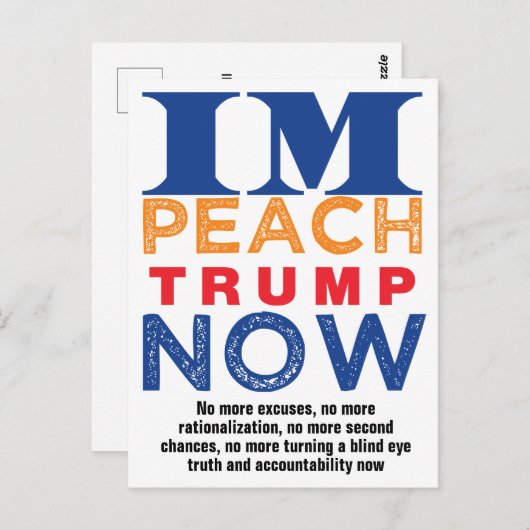 Vraag nu Trump Briefkaart (Voorkant / Achterkant)