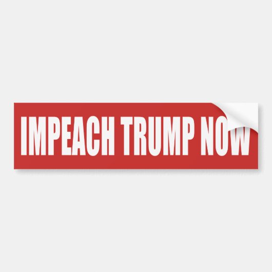 Vraag nu Trump Bumpersticker (Voorkant)