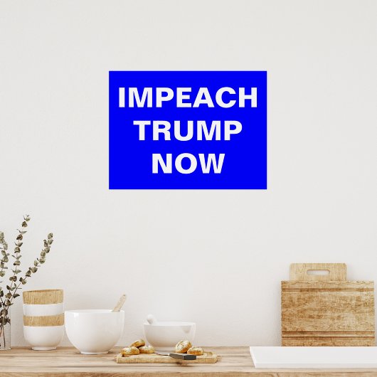 Vraag nu Trump Poster (Keuken)