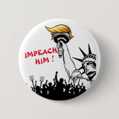Vraag nu Trump Ronde Button 5,7 Cm (Voorkant)