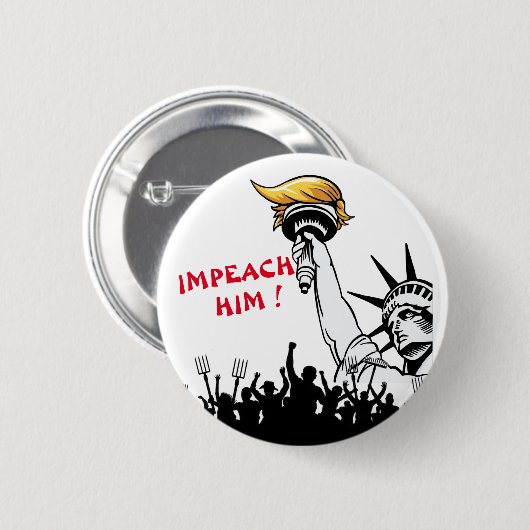 Vraag nu Trump Ronde Button 5,7 Cm (Voorkant /achterkant)