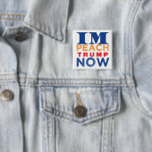 Vraag nu Trump Vierkante Button 5,1 Cm (In situ)