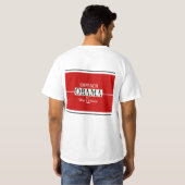 Vraag Obama om oorlogsmisdaden T-shirt (Achterkant volledig)