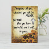 Vraag om in het Vaste Wenskaart van de Manuscript  (Staand voorkant)