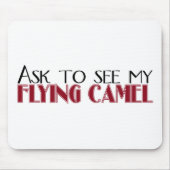 Vraag om mijn vliegende kamel muismat (Voorkant)