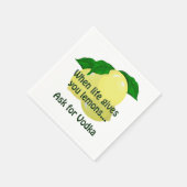 Vraag om wodka Napkin Servet (Hoek)