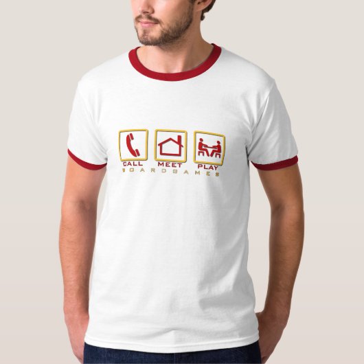 Vraag ontmoeten Spel T-shirt (Voorkant)
