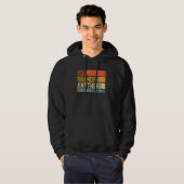 Vraag opa alles grappige retro grootvader hoodie (Voorkant volledig)