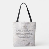 VRAAG OVER JEZUS Trendy Gospel Graffiti Evangelisa Tote Bag (Achterkant)