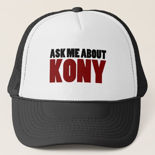 Vraag over Kony 2012 Stop Joseph Kony Trucker Pet (Voorkant)