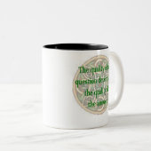 Vraag over kwaliteit beantwoorden tweekleurige koffiemok (Voorkant rechts)