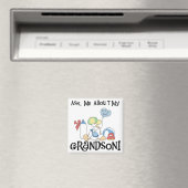 Vraag over mijn kleinzoon Tshirts en geschenken Magneet (Insitu (Vaatwasser))